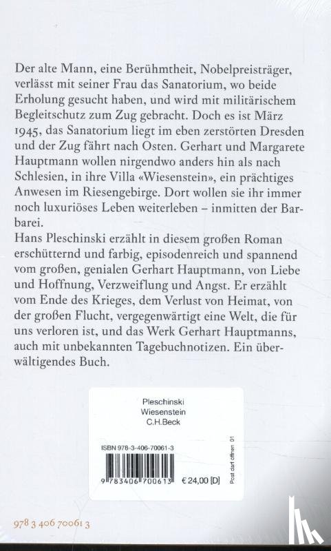 Pleschinski, Hans - Wiesenstein