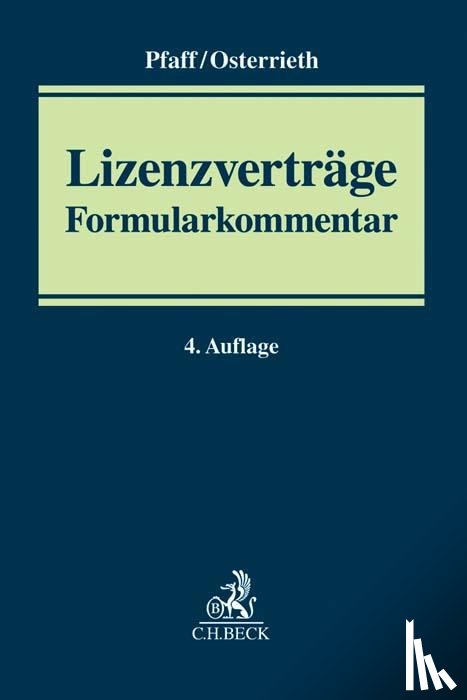 Pfaff, Dieter - Lizenzverträge