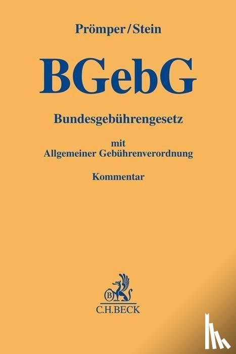 Prömper, Stefan, Stein, Thomas - Bundesgebührengesetz