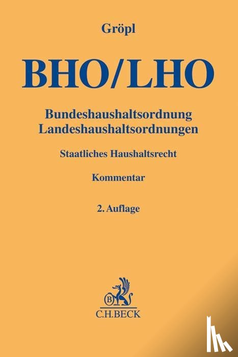  - Bundeshaushaltsordnung / Landeshaushaltsordnungen (BHO/LHO)