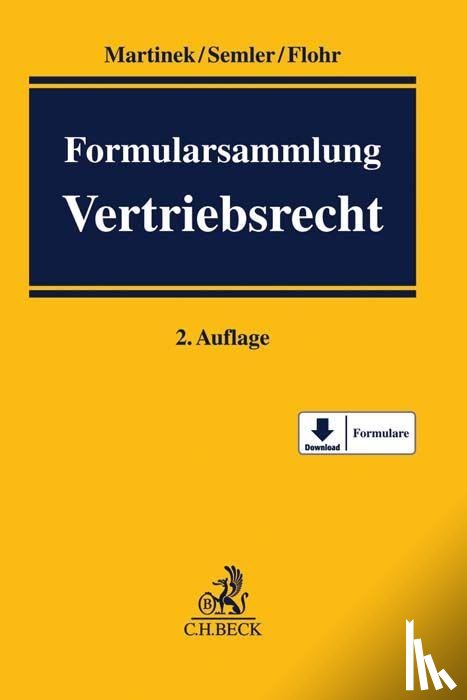  - Formularsammlung Vertriebsrecht