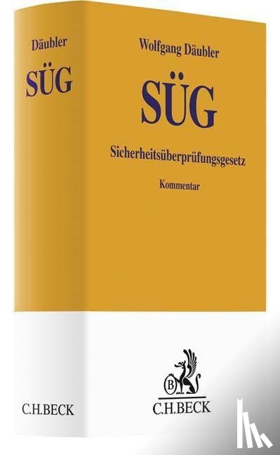 Däubler, Wolfgang - Sicherheitsüberprüfungsgesetz
