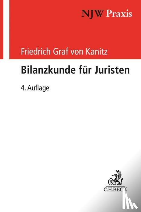 Kanitz, Friedrich Graf von - Bilanzkunde für Juristen