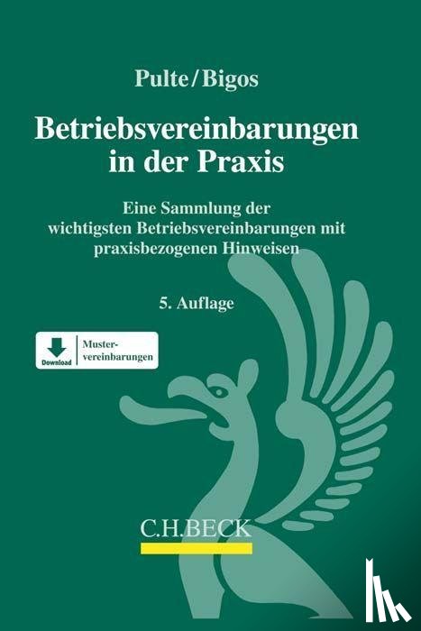 Pulte, Peter, Bigos, Bianca - Betriebsvereinbarungen in der Praxis