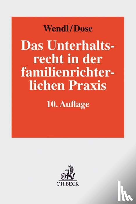 Wendl, Philipp, Staudigl, Siegfried - Das Unterhaltsrecht in der familienrichterlichen Praxis