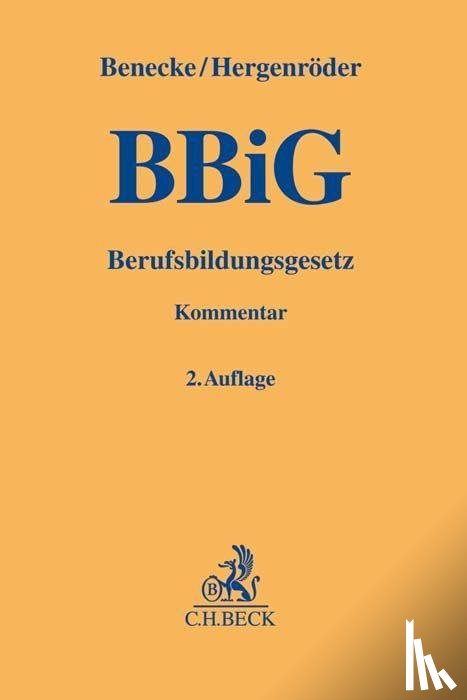 Benecke, Martina, Hergenröder, Carmen Silvia - Berufsbildungsgesetz