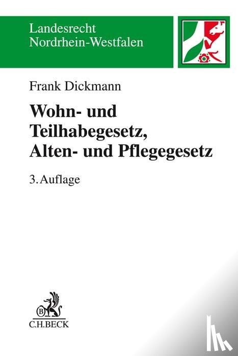 Dickmann, Frank - Wohn- und Teilhabegesetz - WTG, Alten- und Pflegegesetz - APG