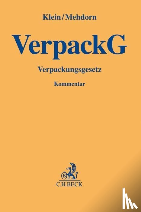 Klein, Matthias, Mehdorn, Ilka D. - VerpackG