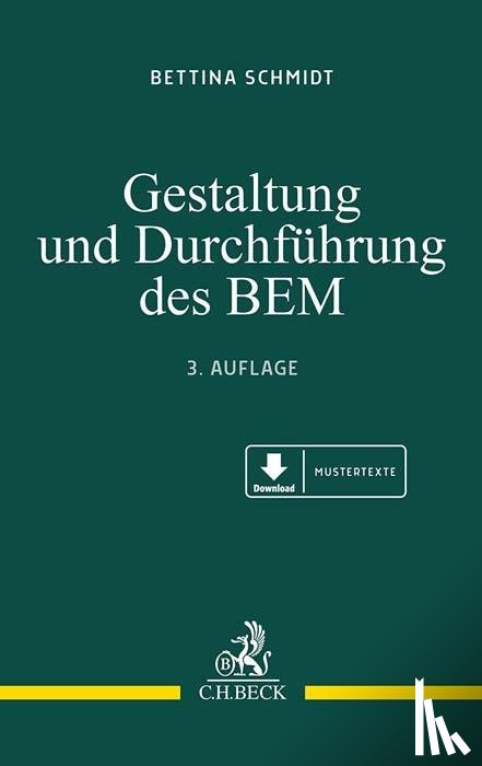 Schmidt, Bettina - Gestaltung und Durchführung des BEM