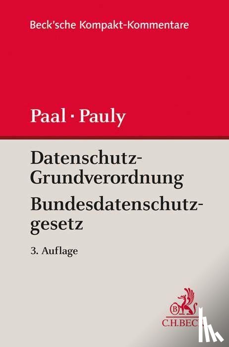  - Datenschutz-Grundverordnung Bundesdatenschutzgesetz