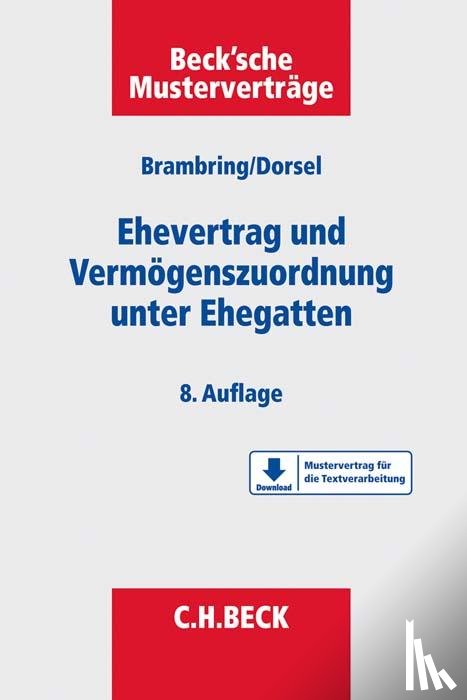 Dorsel, Christoph, Brambring, Günter - Ehevertrag und Vermögenszuordnung unter Ehegatten