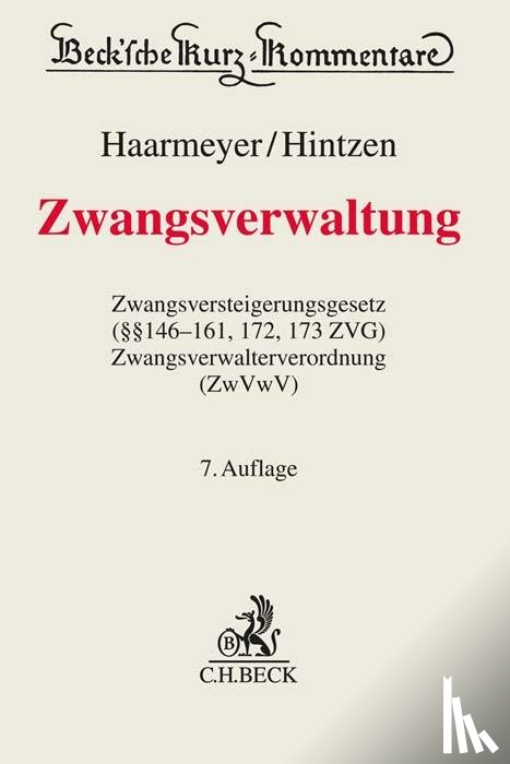 Haarmeyer, Hans, Hintzen, Udo - Zwangsverwaltung