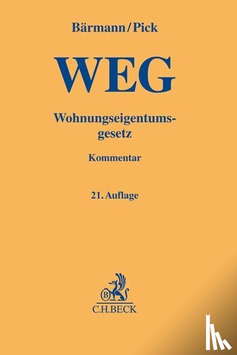 Emmerich, Jost, Dötsch, Wolfgang, Baer, Ron, Fichtner, Kilian - Wohnungseigentumsgesetz