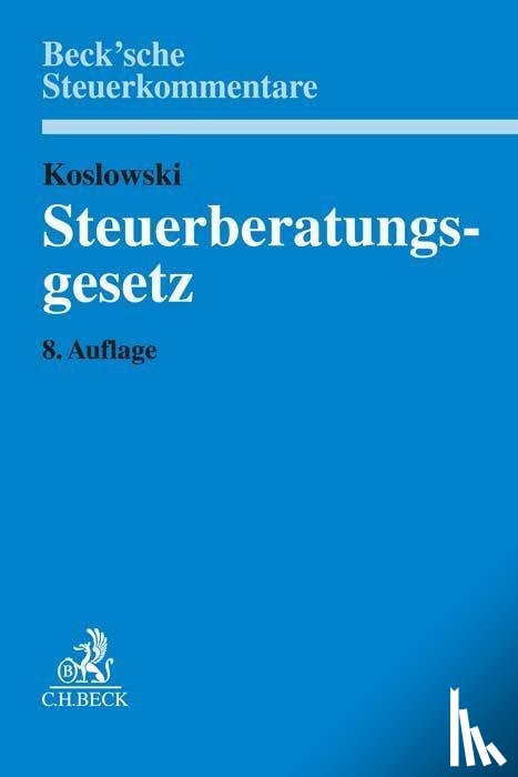 Koslowski, Günter, Gehre, Horst - Steuerberatungsgesetz