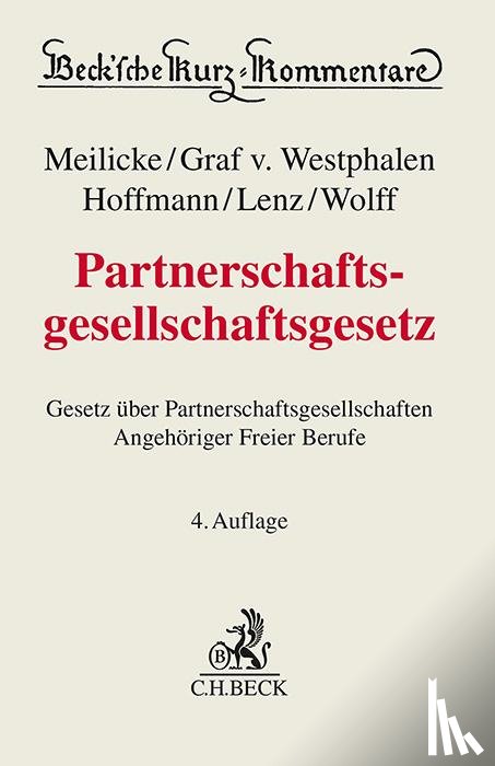  - Partnerschaftsgesellschaftsgesetz. PartGG