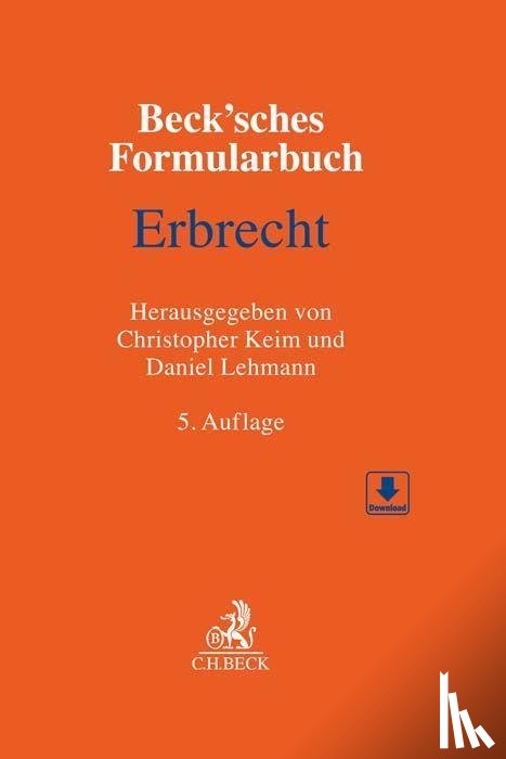  - Beck'sches Formularbuch Erbrecht