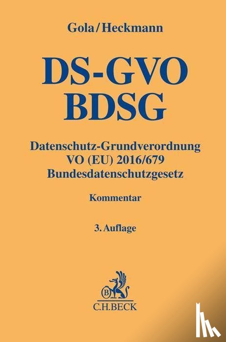  - Datenschutz-Grundverordnung VO (EU) 2016/679, Bundesdatenschutzgesetz