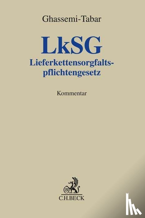  - Lieferkettensorgfaltspflichtengesetz. LkSG