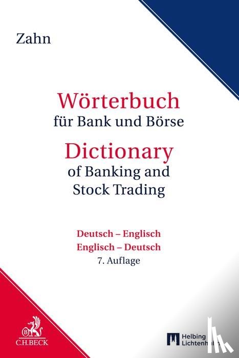 Zahn, Hans - Wörterbuch für Bank und Börse