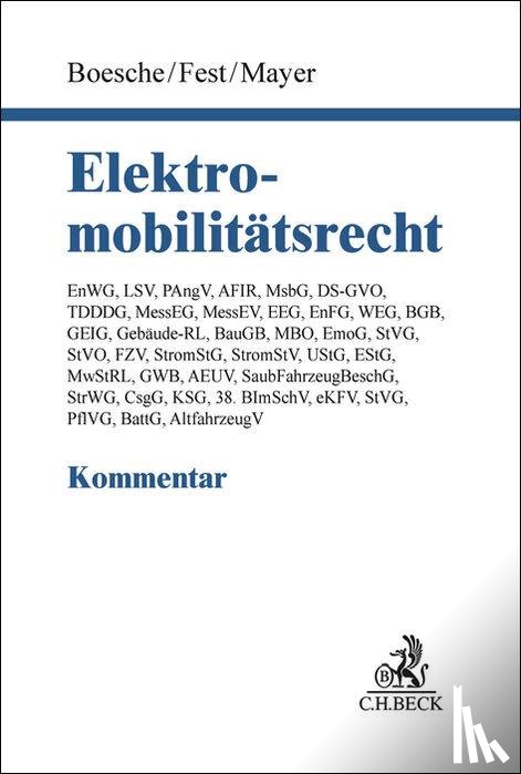  - Elektromobilitätsrecht