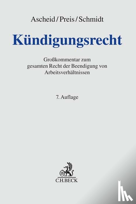  - Kündigungsrecht