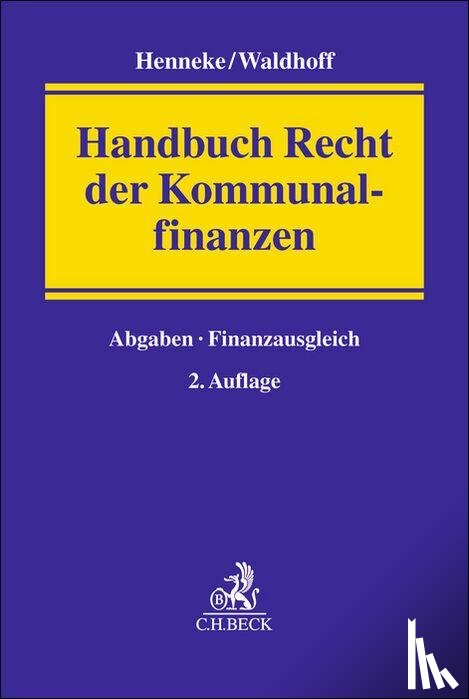  - Handbuch Recht der Kommunalfinanzen