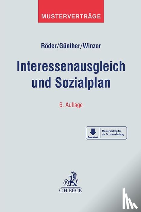 Röder, Gerhard, Baeck, Ulrich, Günther, Jens, Winzer, Thomas - Interessenausgleich und Sozialplan