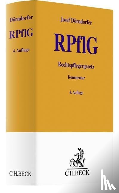 Dörndorfer, Josef - Rechtspflegergesetz