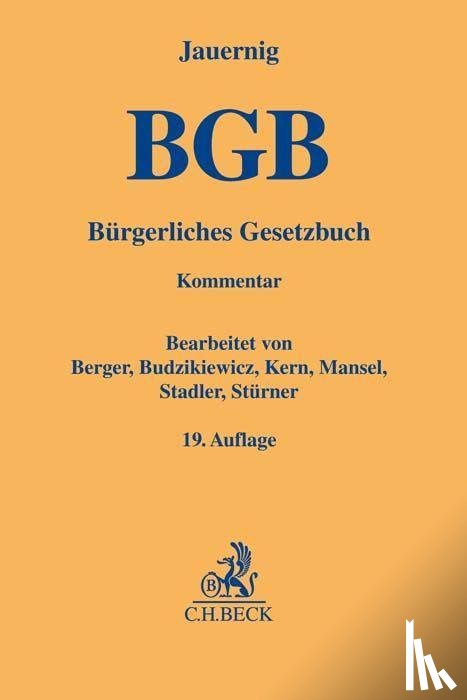  - Bürgerliches Gesetzbuch. BGB