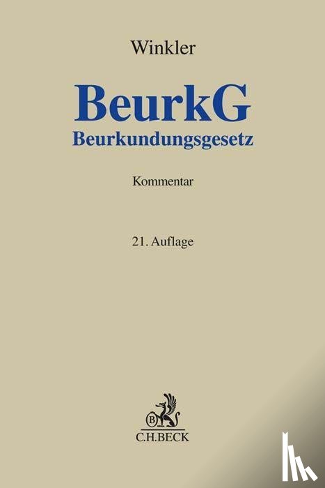 Winkler, Karl - Beurkundungsgesetz