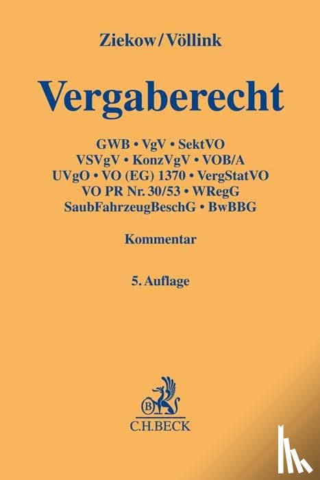  - Vergaberecht