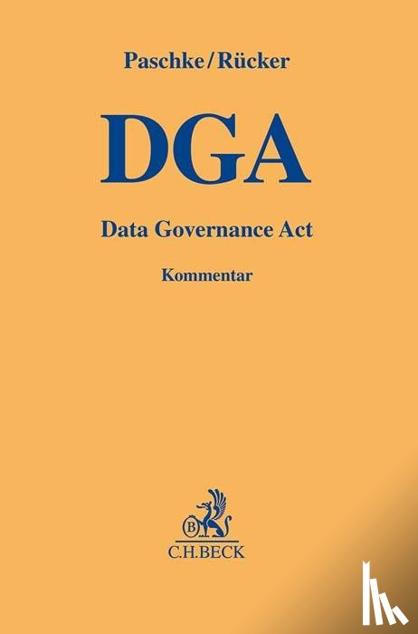  - Data Governance Act. DGA