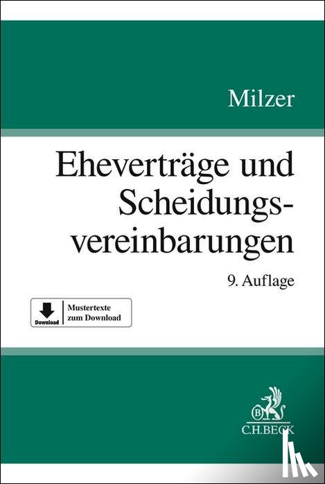 Milzer, Lutz, Langenfeld, Gerrit - Eheverträge und Scheidungsvereinbarungen