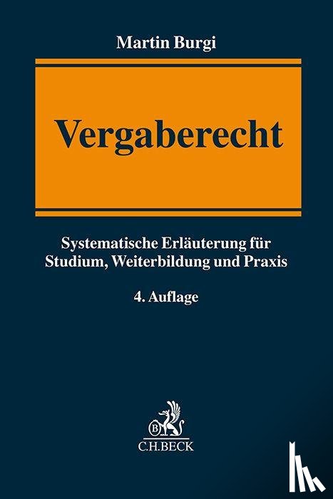 Burgi, Martin - Vergaberecht
