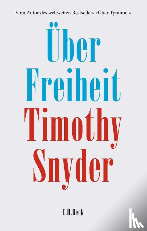 Snyder, Timothy - Über Freiheit