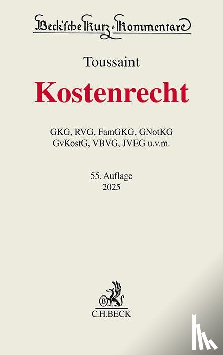 - Kostenrecht