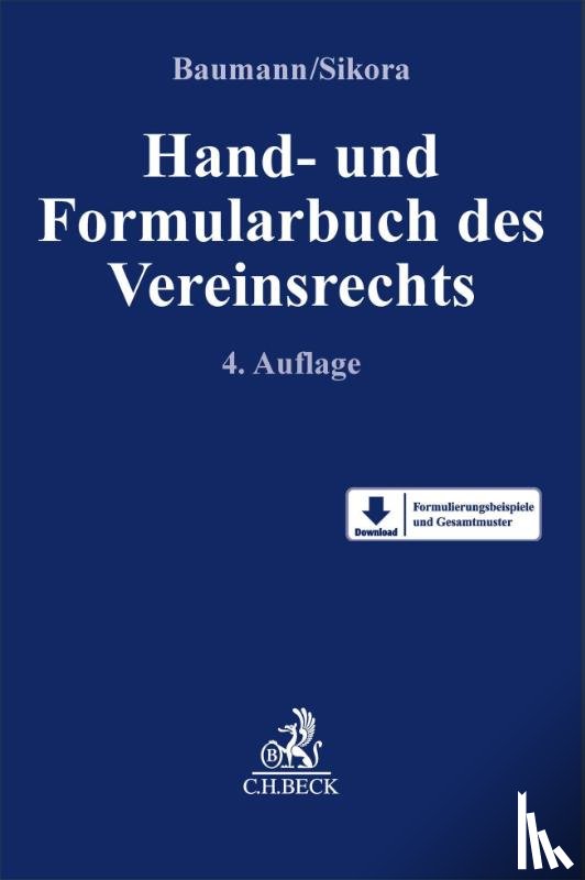  - Hand- und Formularbuch des Vereinsrechts