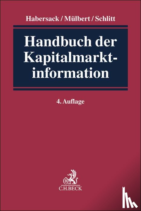  - Handbuch der Kapitalmarktinformation