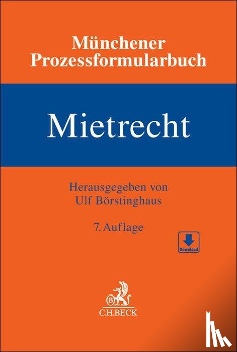  - Münchener Prozessformularbuch Bd. 1: Mietrecht