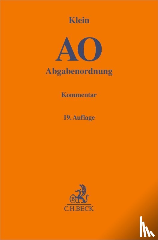  - Abgabenordnung. AO