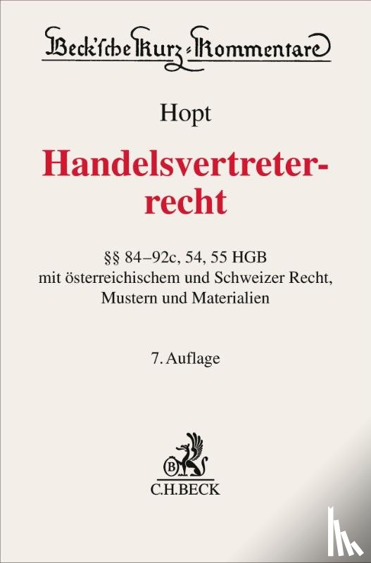  - Handelsvertreterrecht