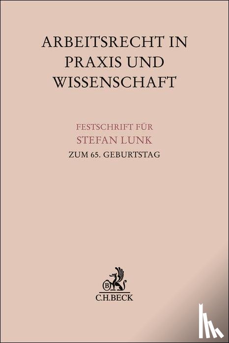  - Arbeitsrecht in Praxis und Wissenschaft