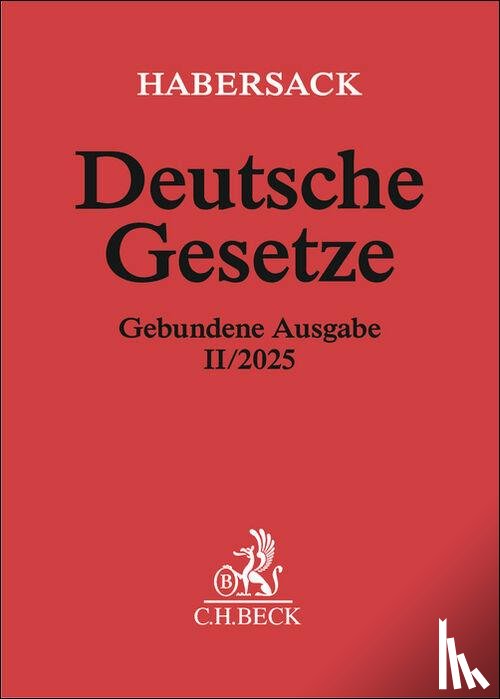  - Deutsche Gesetze Gebundene Ausgabe II/2025