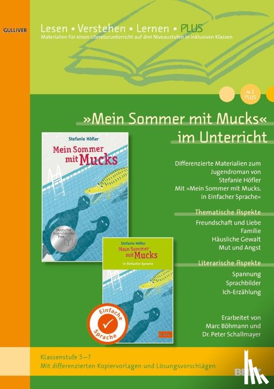 Böhmann, Marc, Schallmayer, Peter - »Mein Sommer mit Mucks« im Unterricht PLUS