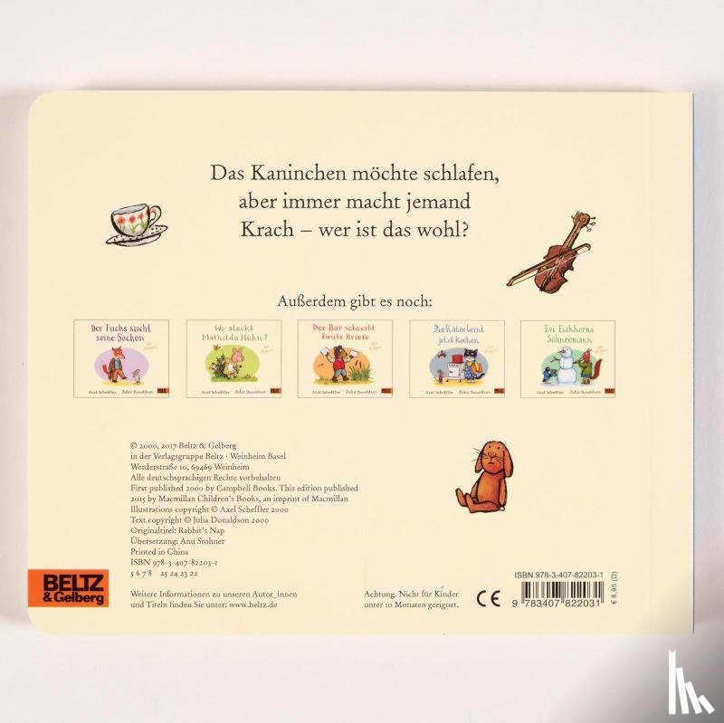 Scheffler, Axel, Donaldson, Julia - Kaninchen ist sooo müde