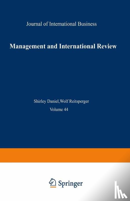 Shirley J. Daniel, Wolf Reitsperger - Management and International Review
