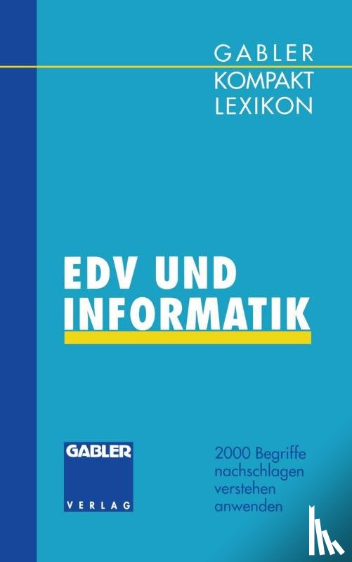 Manfred Braun - Gabler Kompakt Lexikon EDV UndInformatik