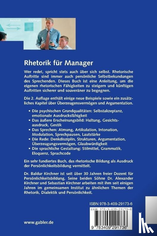 Baldur Kirchner, Alexander Kirchner - Rhetorik Fur Manager