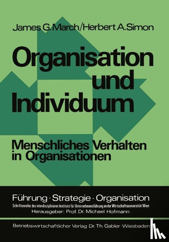 James G March - Organisation Und Individuum