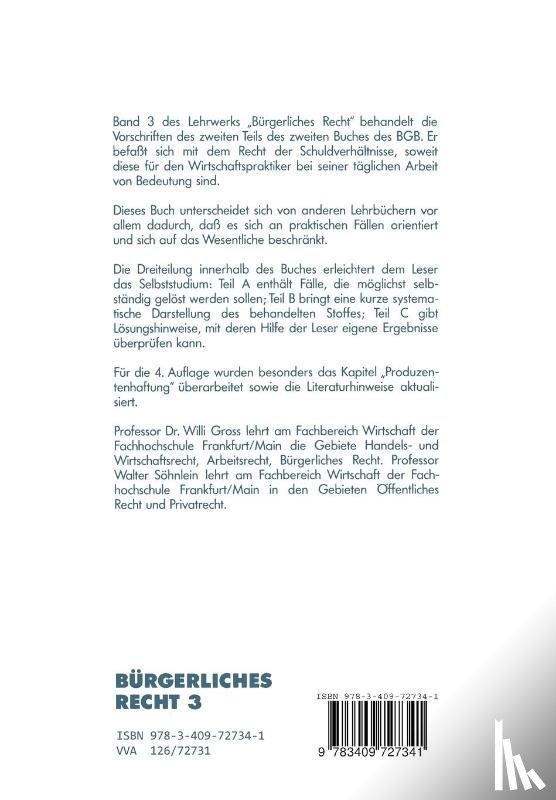 Walter Soehnlein - Burgerliches Recht 3